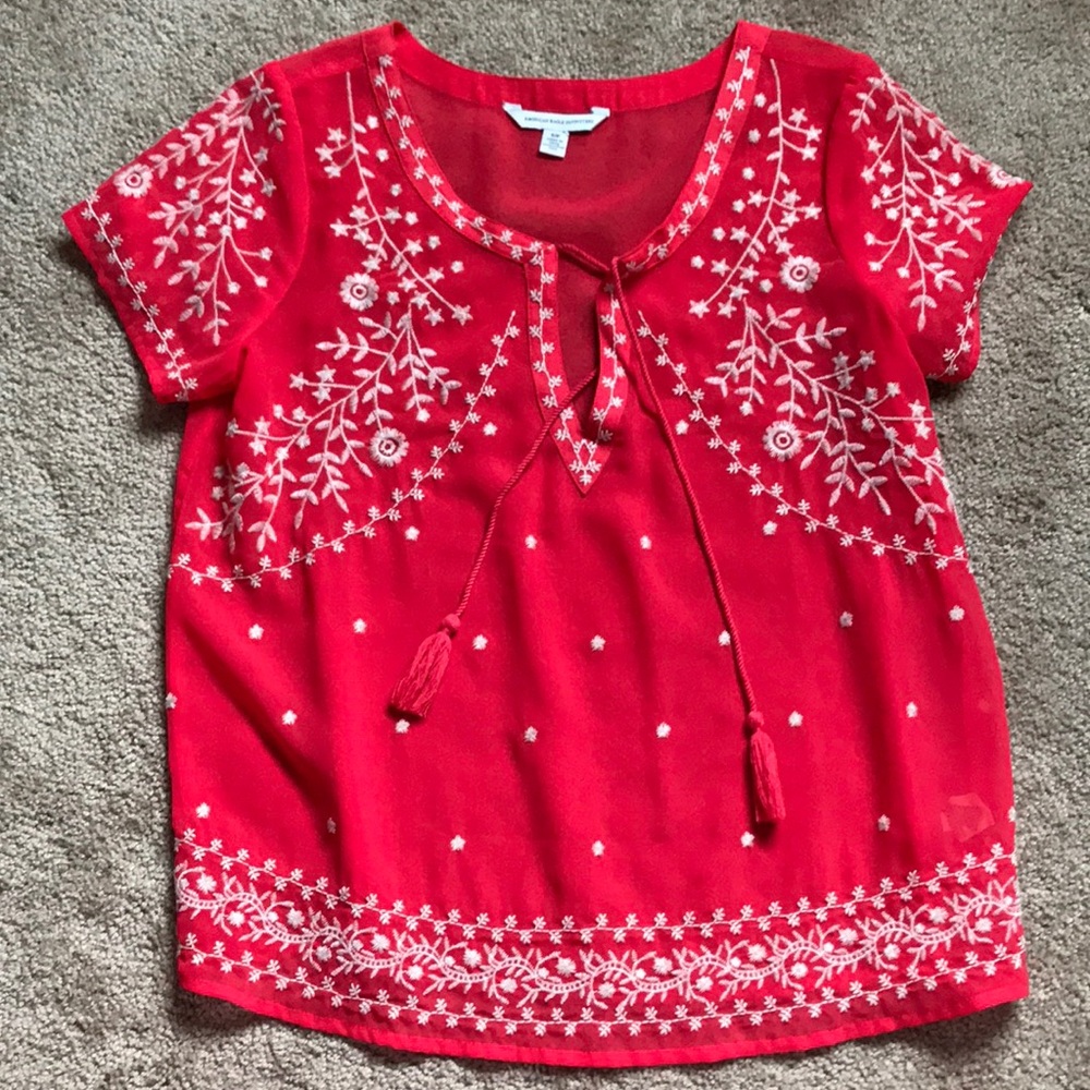 American Eagle Sheer blouse